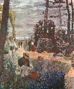 Edouard Vuillard Le Dejeuner a Villeneuve-sur-Yonne oil on canvas